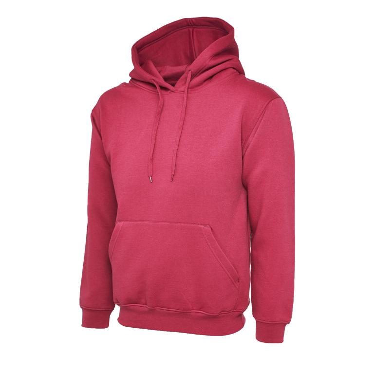 Classic Hooded Sweatshirt  Hot Pink