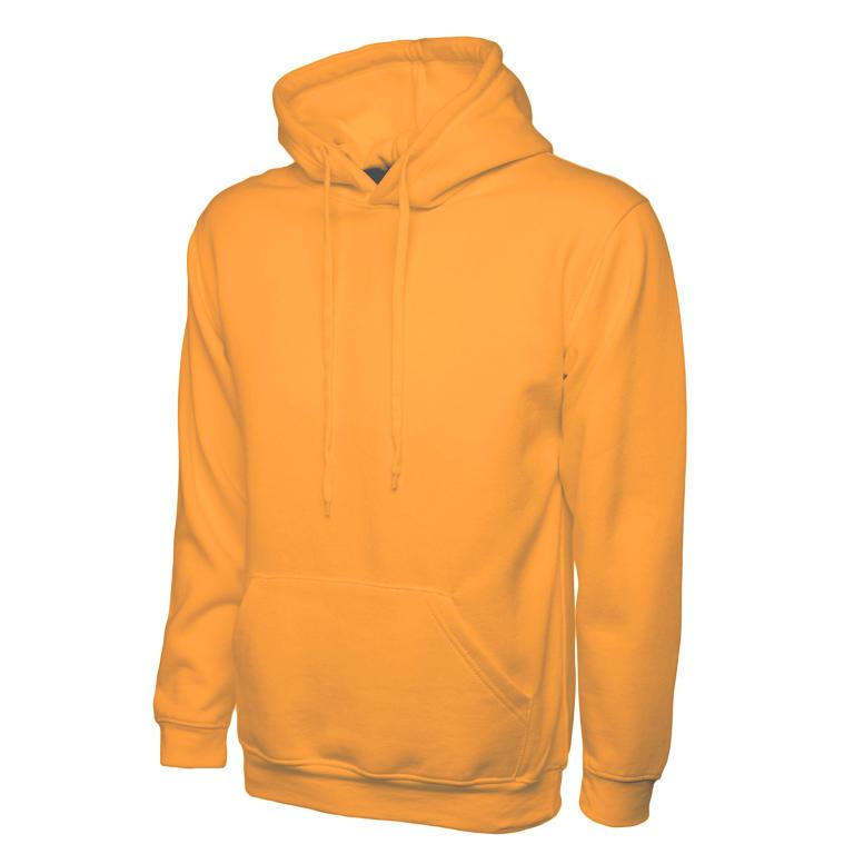 Classic Hooded Sweatshirt  Orange