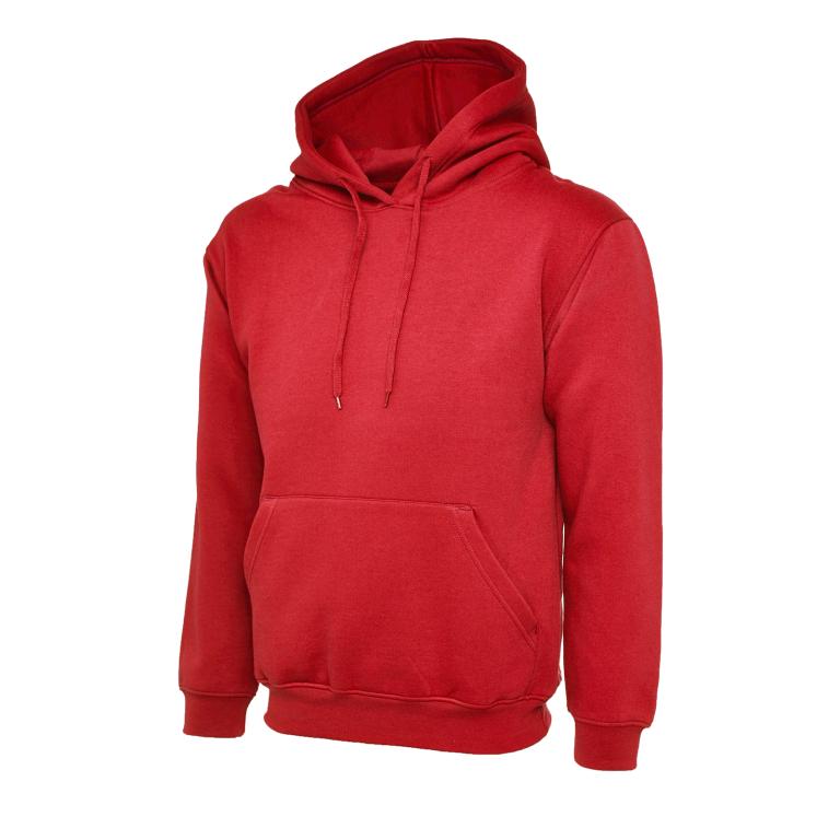 Classic Hooded Sweatshirt  Red