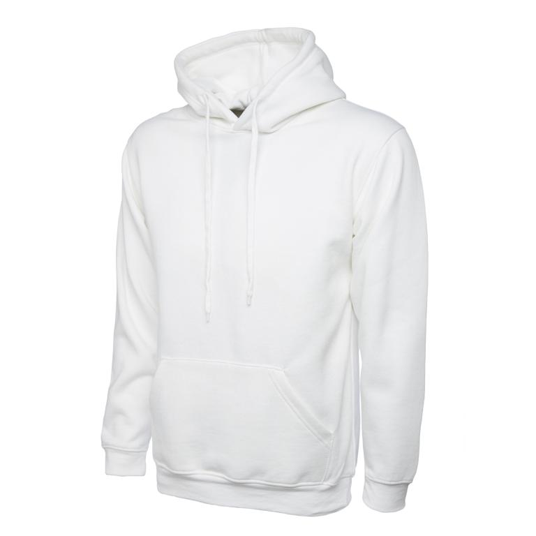 Classic Hooded Sweatshirt  White