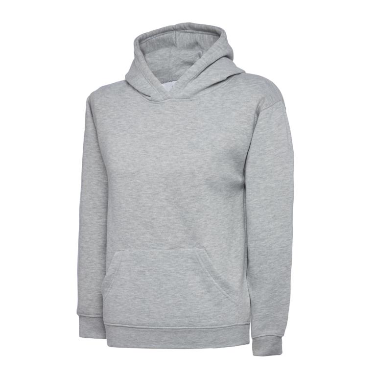 Childrens Hooded Sweatshirt  Heather Grey