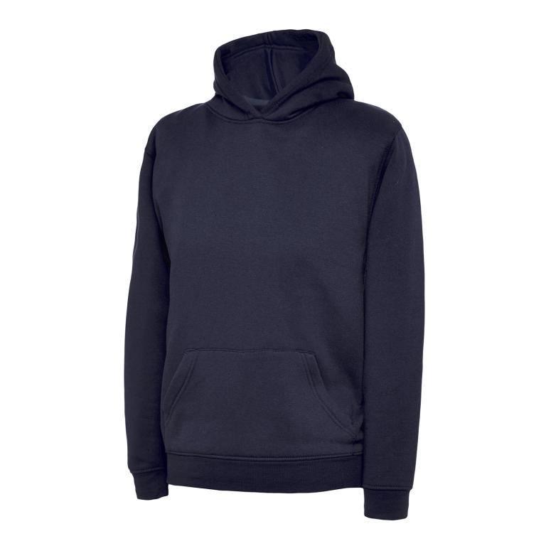 Childrens Hooded Sweatshirt  Navy