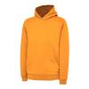 Childrens Hooded Sweatshirt  Orange