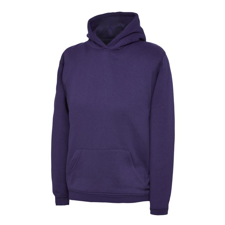 Childrens Hooded Sweatshirt  Purple