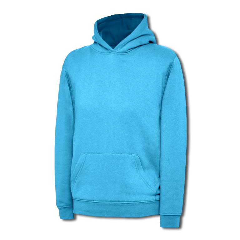 Childrens Hooded Sweatshirt  Sapphire Blue