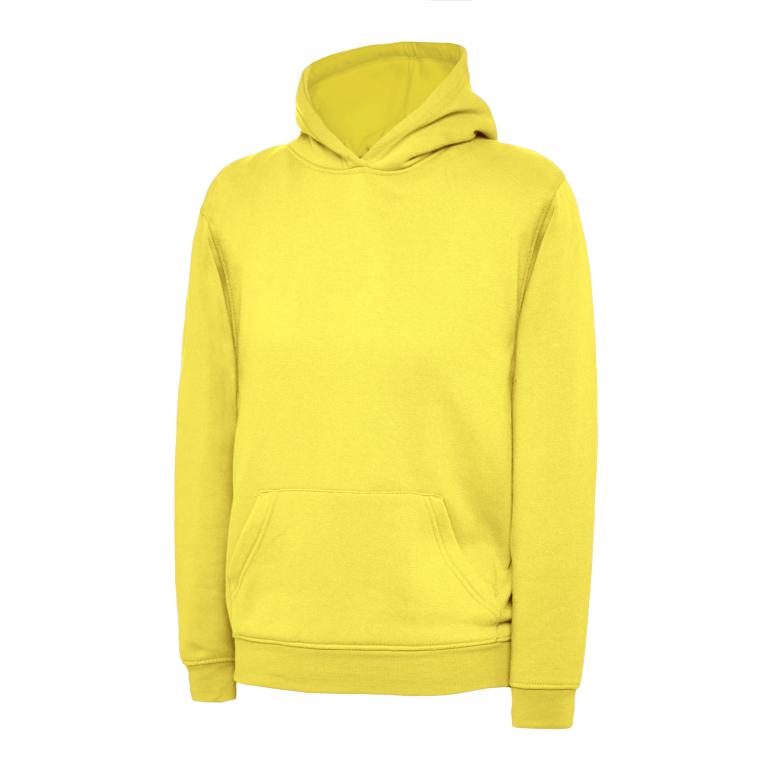 Childrens Hooded Sweatshirt  Yellow