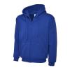 Adults Classic Full Zip Hooded Sweatshirt Royal