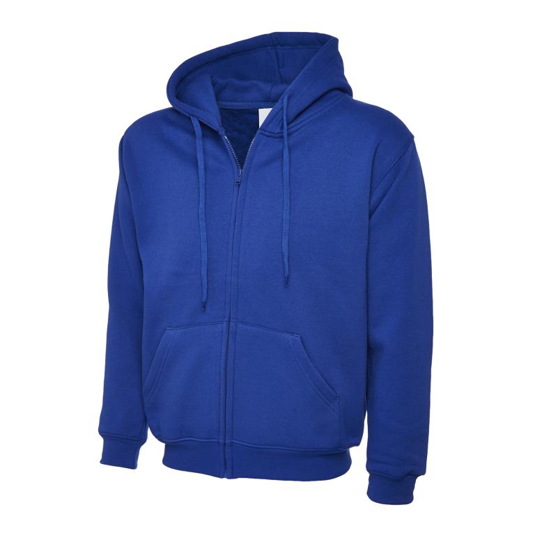 Adults Classic Full Zip Hooded Sweatshirt Royal