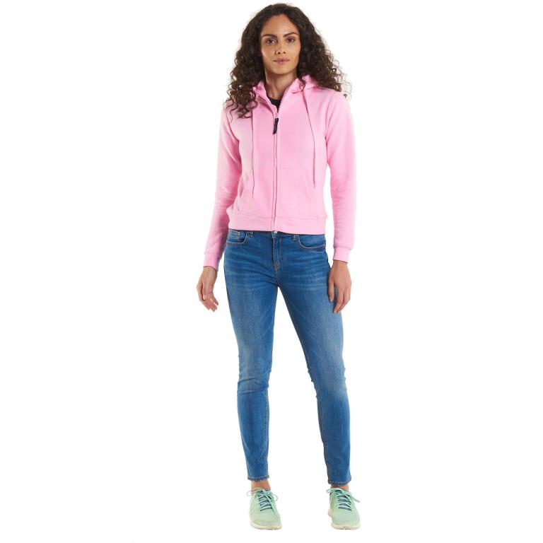 Ladies Classic Full Zip Hooded Sweatshirt