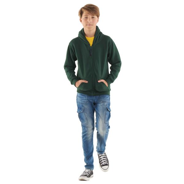 Childrens Classic Full Zip Hooded Sweatshirt