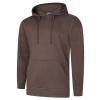 Deluxe Hooded Sweatshirt Brown