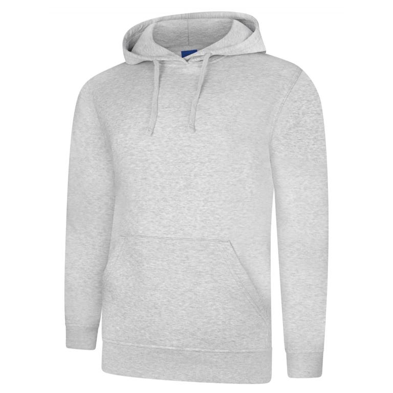 Deluxe Hooded Sweatshirt Heather Grey