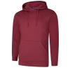 Deluxe Hooded Sweatshirt Maroon