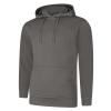 Deluxe Hooded Sweatshirt Steel Grey
