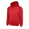 Ladies Deluxe Hooded Sweatshirt Red