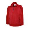 Premium 1/4 Zip Micro Fleece Jacket Red