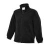 Childrens Full Zip Micro Fleece Jacket  Black