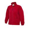 Childrens Full Zip Micro Fleece Jacket  Red