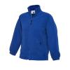 Childrens Full Zip Micro Fleece Jacket  Royal