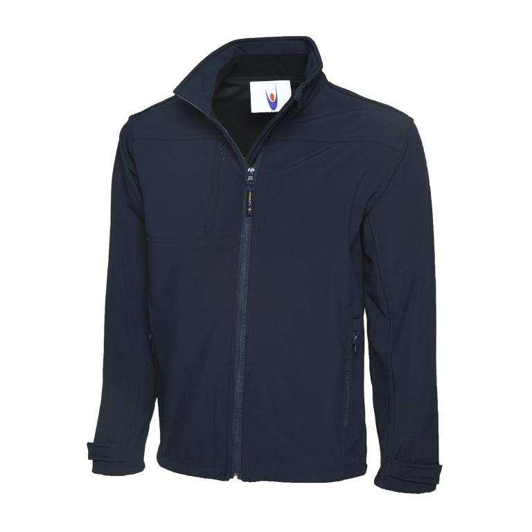 Premium Full Zip Soft Shell Jacket Navy