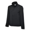 Classic Full Zip Soft Shell Jacket Black