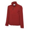 Classic Full Zip Soft Shell Jacket Red