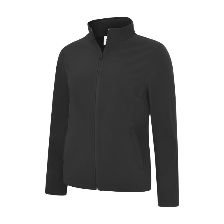 Ladies Classic Full Zip Soft Shell Jacket Black