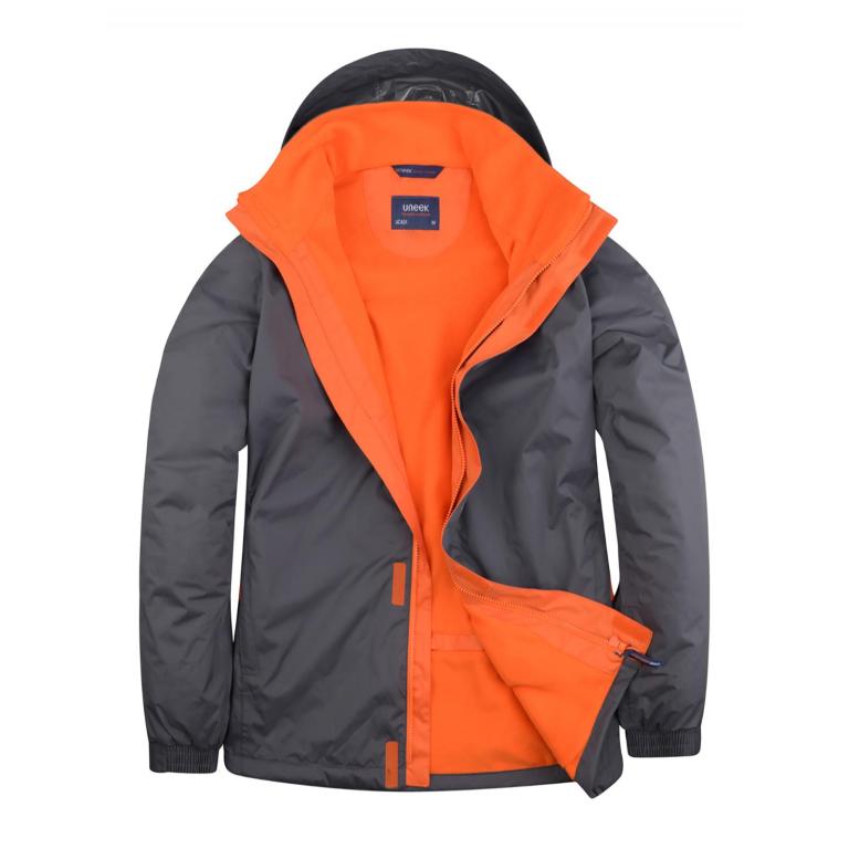 Deluxe Outdoor Jacket Deep Grey/Fiery Orange