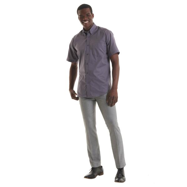 Mens Pinpoint Oxford Half Sleeve Shirt