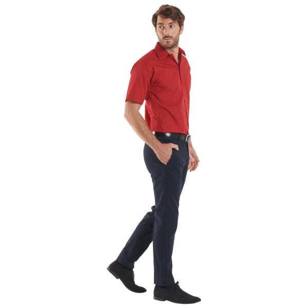 Mens Poplin Half Sleeve Shirt