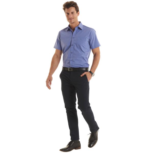 Men's Short Sleeve Poplin Shirt