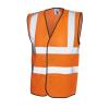 Sleeveless Safety Waist Coat Orange