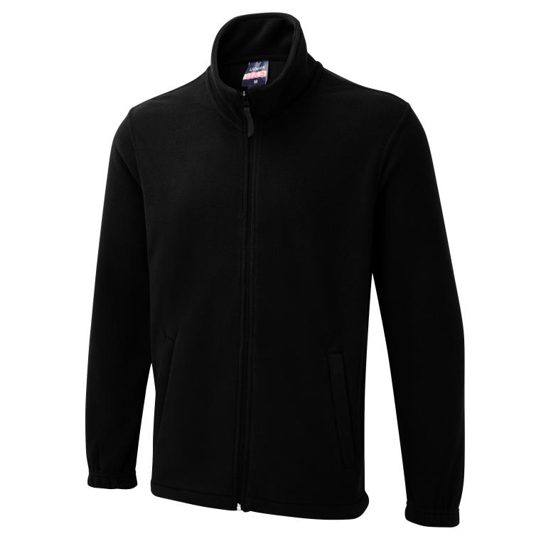 The UX Full Zip Fleece Black