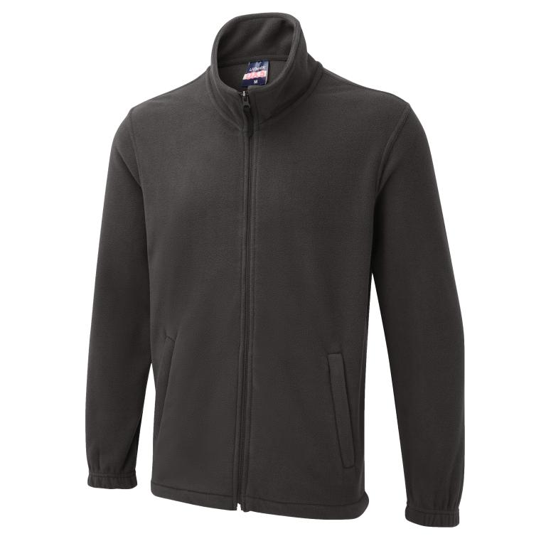 The UX Full Zip Fleece Charcoal