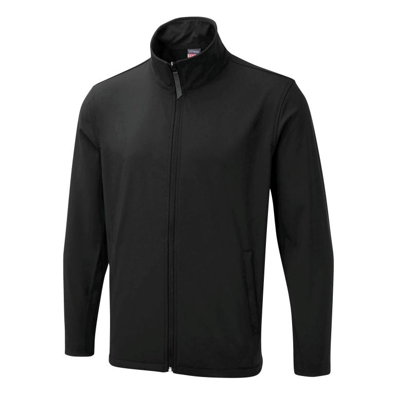 The UX Printable Soft Shell Jacket Black