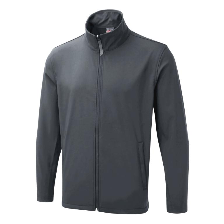 The UX Printable Soft Shell Jacket Light Grey