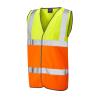 Tarka ISO 20471 Cl 2 Waistcoat Yellow/Orange