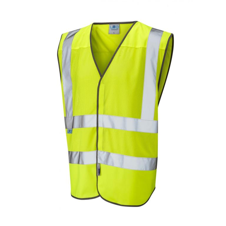 Arlington ISO 20471 Cl 2 Coolviz Waistcoat Yellow