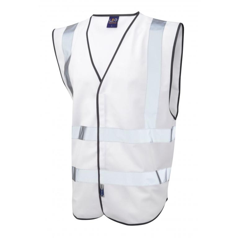 Pilton Coloured Reflective Waistcoat White