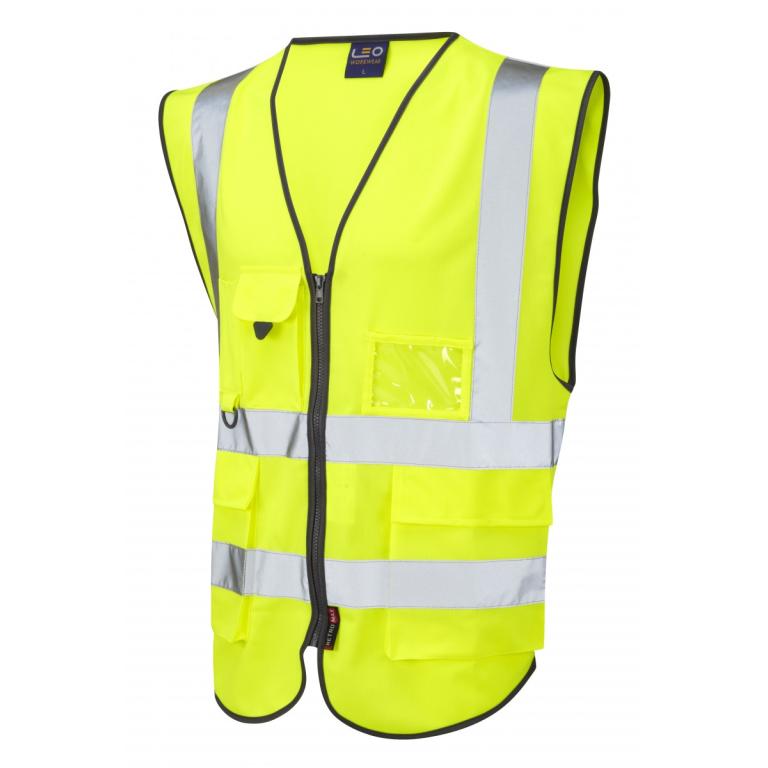 Lynton ISO 20471 Cl 2 Superior Waistcoat Yellow