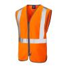 EGGESFORD Leo EcoViz Rail Zip Waistcoat - s