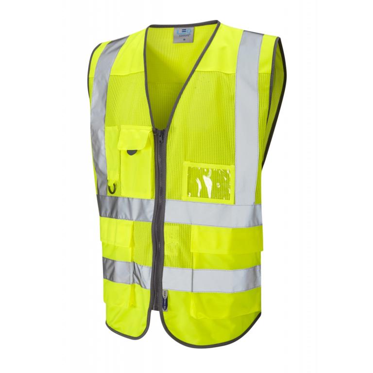 Cobbaton ISO 20471 Cl 2 Coolviz Superior Waistcoat Yellow