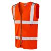 Meeth ISO 20471 Cl 2 Lfs Zip Waistcoat (EN 14116)