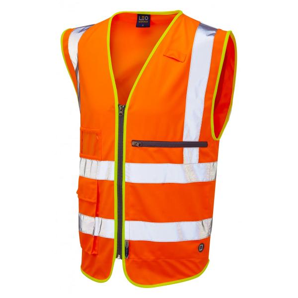 Foreland ISO 20471 Cl 2 Superior Waistcoat With Tablet Pocket