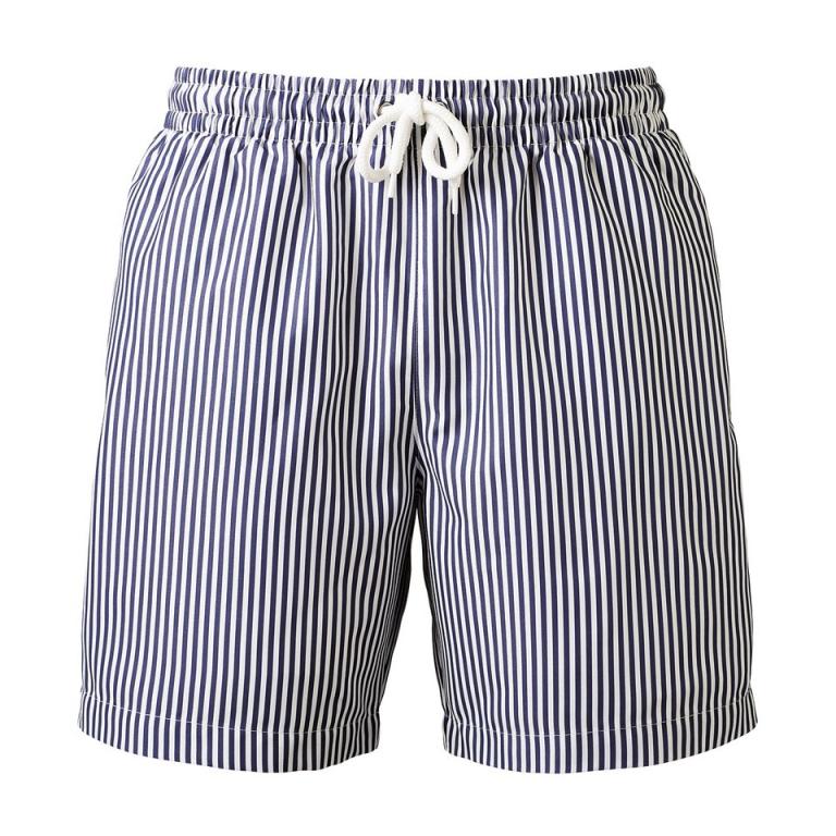 Men's swim shorts Navy/White Stripe