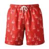 Men's swim shorts Washed Coral Nautical Design
