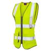 Lynmouth ISO 20471 Cl 2 Superior Women's Waistcoat Yellow