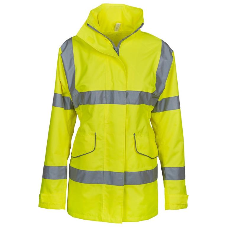 Women's hi-vis executive jacket (HVP189) Yellow