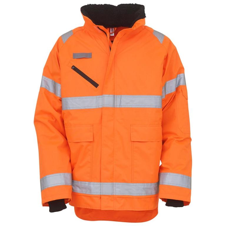 Hi-vis Fontaine storm jacket (HVP309) Orange