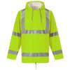 Hi-vis soft flex breathable U-dry jacket (HVS450) Yellow